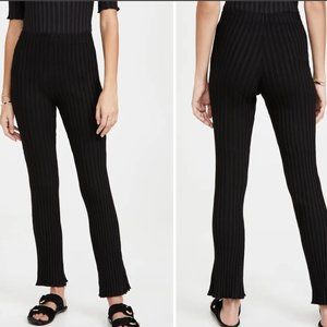 SIMON MILLER CYRENE PANTS. BLACK, HIGH ELASTIC WAIST WITH WIDE RIB. SIZE XS. GUC